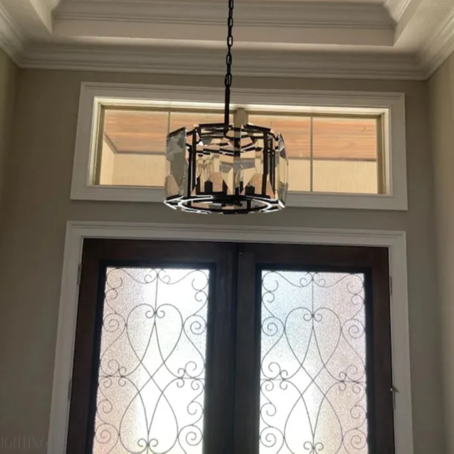 Huxley Crystal Round Chandelier 19"