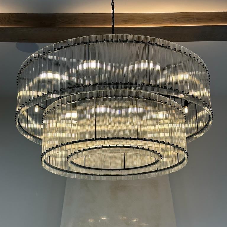 Serkan Two-Tier Luxury Round Chandelier 48"