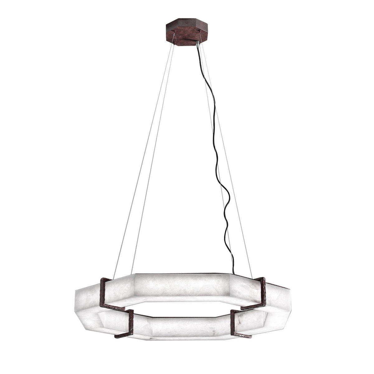 Alabaster Living Room Chandelier - detail 2