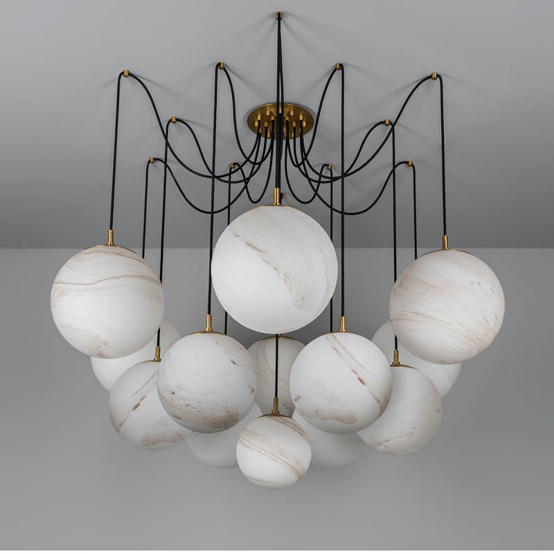 Luxurious Alabaster Chandelier - detail 2