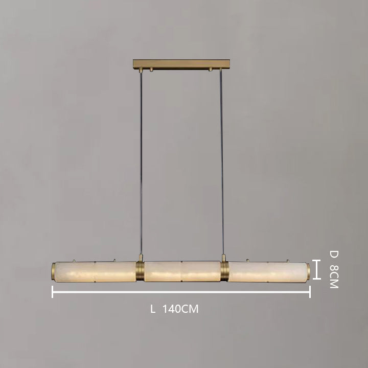 Alabaster Modern Linear Chandelier - detail 13