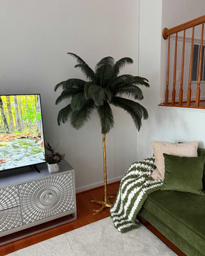 Homevator Feather Palm Tree Floor Lamp-HV7000