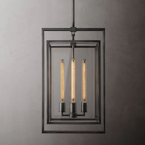 Beckman Glass Lantern Modern Pendant - detail 7