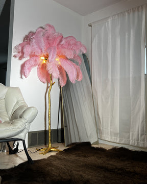 Homevator Feather Palm Tree Floor Lamp-HV7000