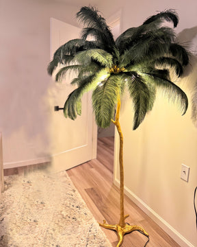 Homevator Feather Palm Tree Floor Lamp-HV7000