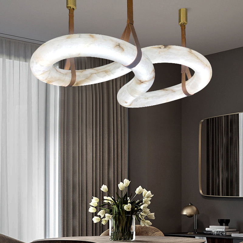 Nordic Alabaster Pendant Light - detail 2