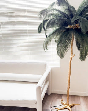 Homevator Feather Palm Tree Floor Lamp-HV7000