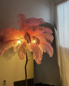 Homevator Feather Palm Tree Floor Lamp-HV7000
