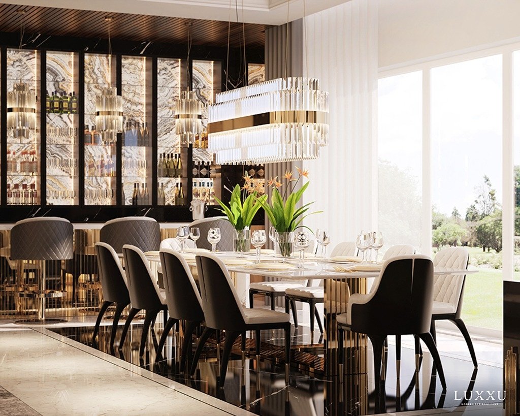 Cebal Odeon Oval / Linear Crystal Fringe Chandelier - detail 2