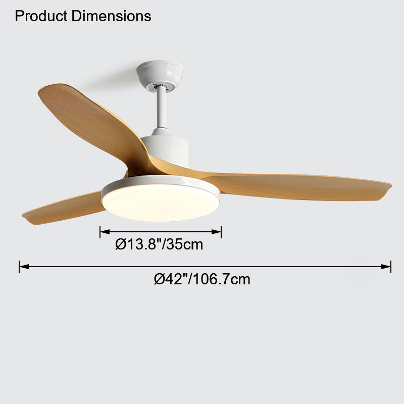 Homevator Scandi Reversible Ceiling Fan with Light-HV5002