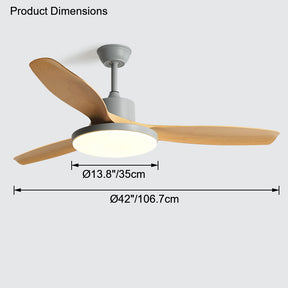 Homevator Scandi Reversible Ceiling Fan with Light-HV5002
