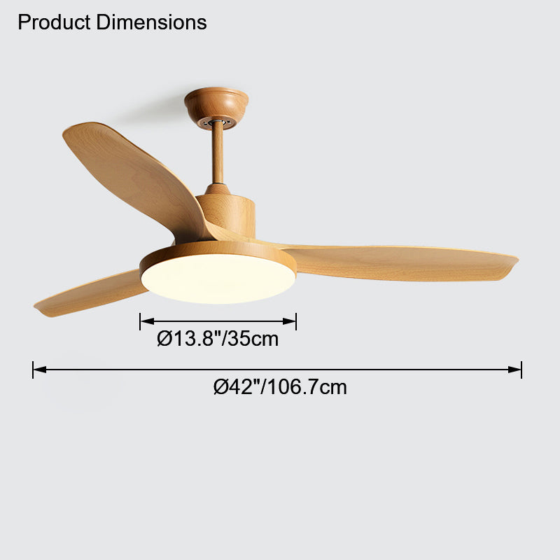 Homevator Scandi Reversible Ceiling Fan with Light-HV5002