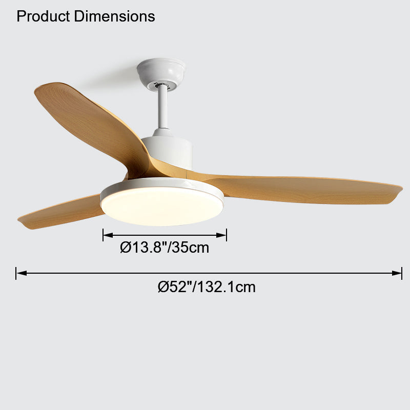 Homevator Scandi Reversible Ceiling Fan with Light-HV5002