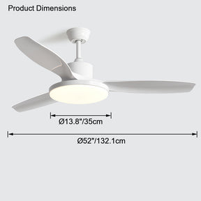 Homevator Scandi Reversible Ceiling Fan with Light-HV5002