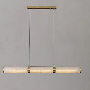 Alabaster Modern Linear Chandelier - detail 6