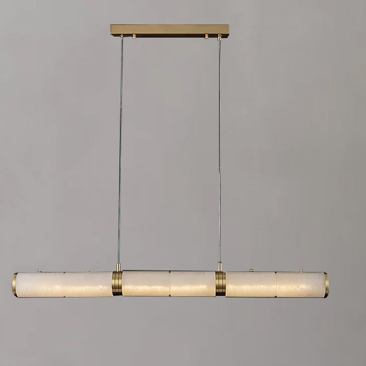 Alabaster Modern Linear Chandelier - detail 6