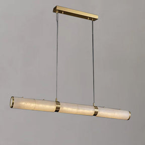 Alabaster Modern Linear Chandelier - detail 7