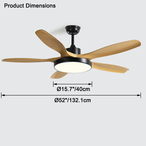 Homevator Scandi Reversible Ceiling Fan with Light-HV5002
