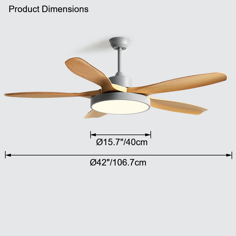 Homevator Scandi Reversible Ceiling Fan with Light-HV5002