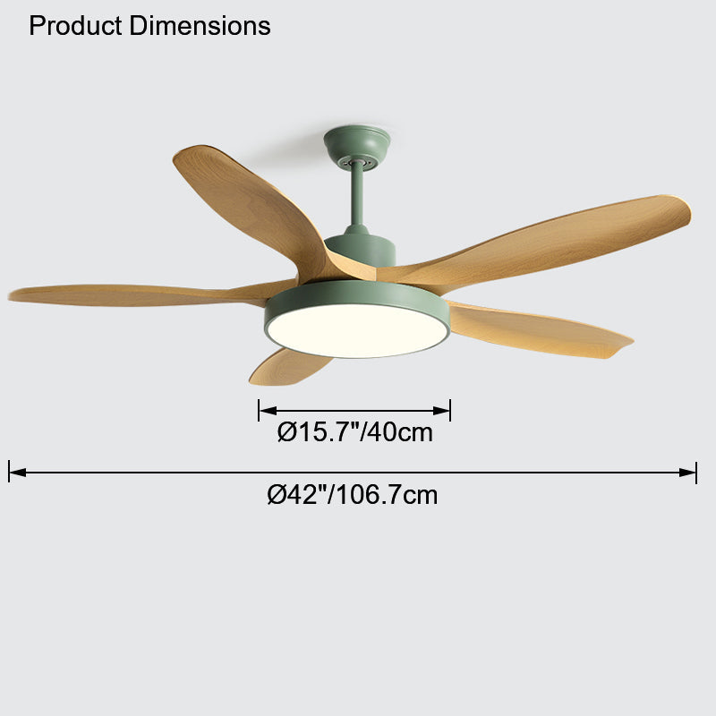 Homevator Scandi Reversible Ceiling Fan with Light-HV5002