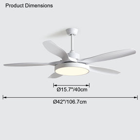 Homevator Scandi Reversible Ceiling Fan with Light-HV5002