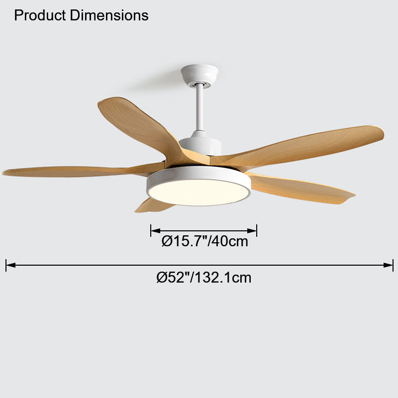 Homevator Scandi Reversible Ceiling Fan with Light-HV5002
