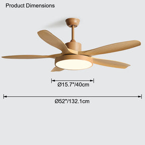 Homevator Scandi Reversible Ceiling Fan with Light-HV5002