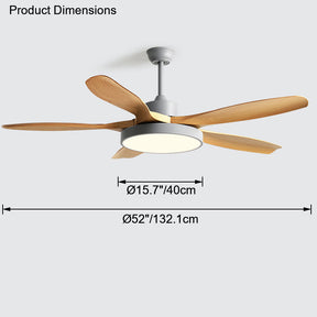 Homevator Scandi Reversible Ceiling Fan with Light-HV5002