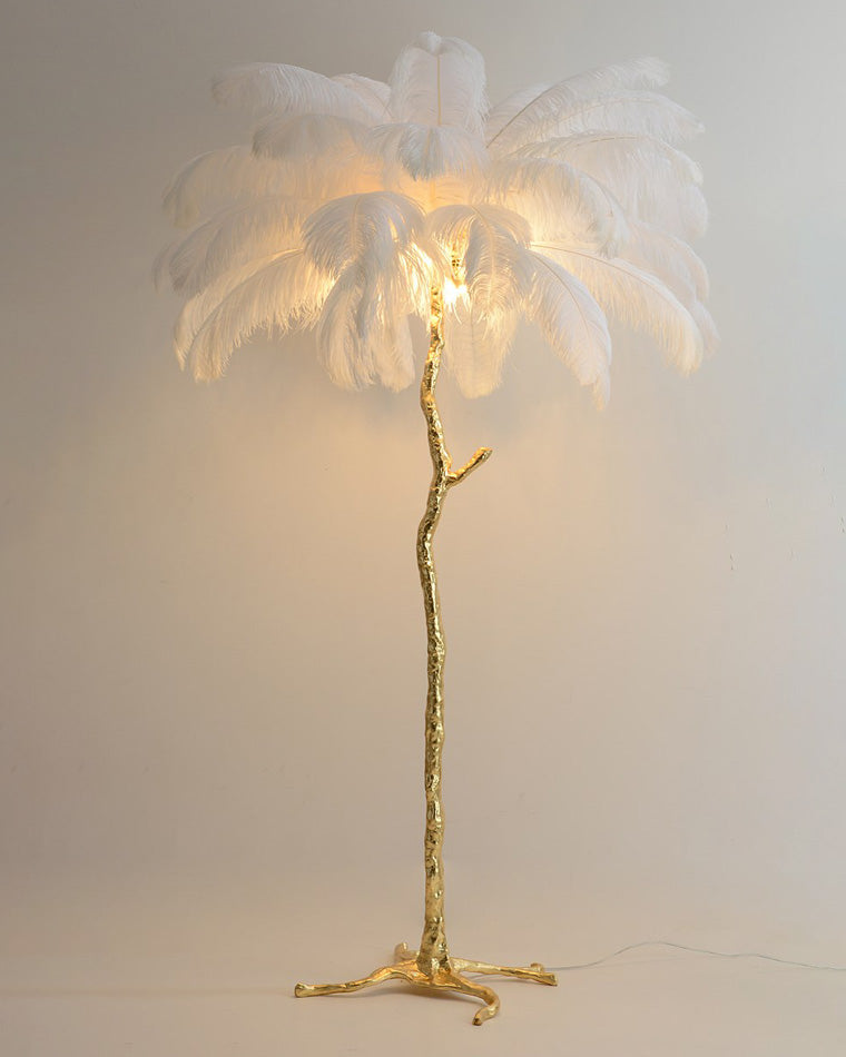 Homevator Feather Palm Tree Floor Lamp-HV7000