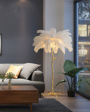 Homevator Feather Palm Tree Floor Lamp-HV7000
