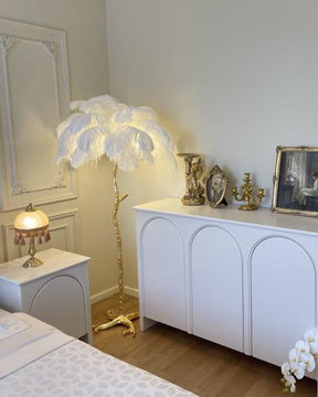 Homevator Feather Palm Tree Floor Lamp-HV7000