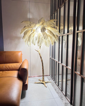 Homevator Feather Palm Tree Floor Lamp-HV7000