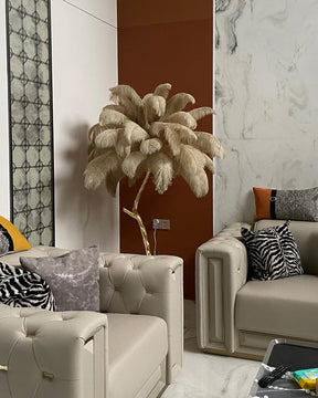 Homevator Feather Palm Tree Floor Lamp-HV7000