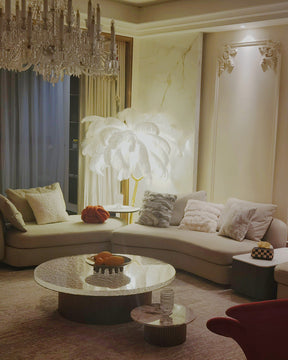 Homevator Feather Palm Tree Floor Lamp-HV7000