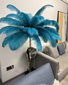 Homevator Feather Palm Tree Floor Lamp-HV7000