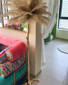 Homevator Feather Palm Tree Floor Lamp-HV7000