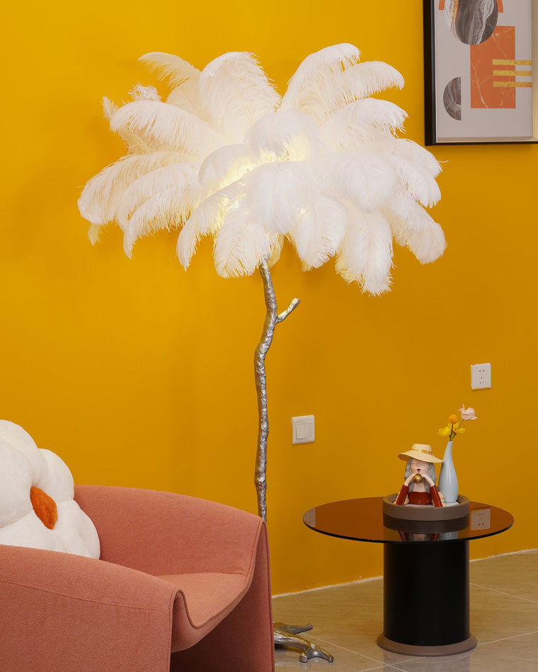 Homevator Feather Palm Tree Floor Lamp-HV7000