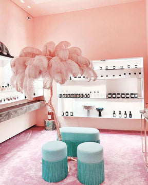 Homevator Feather Palm Tree Floor Lamp-HV7000