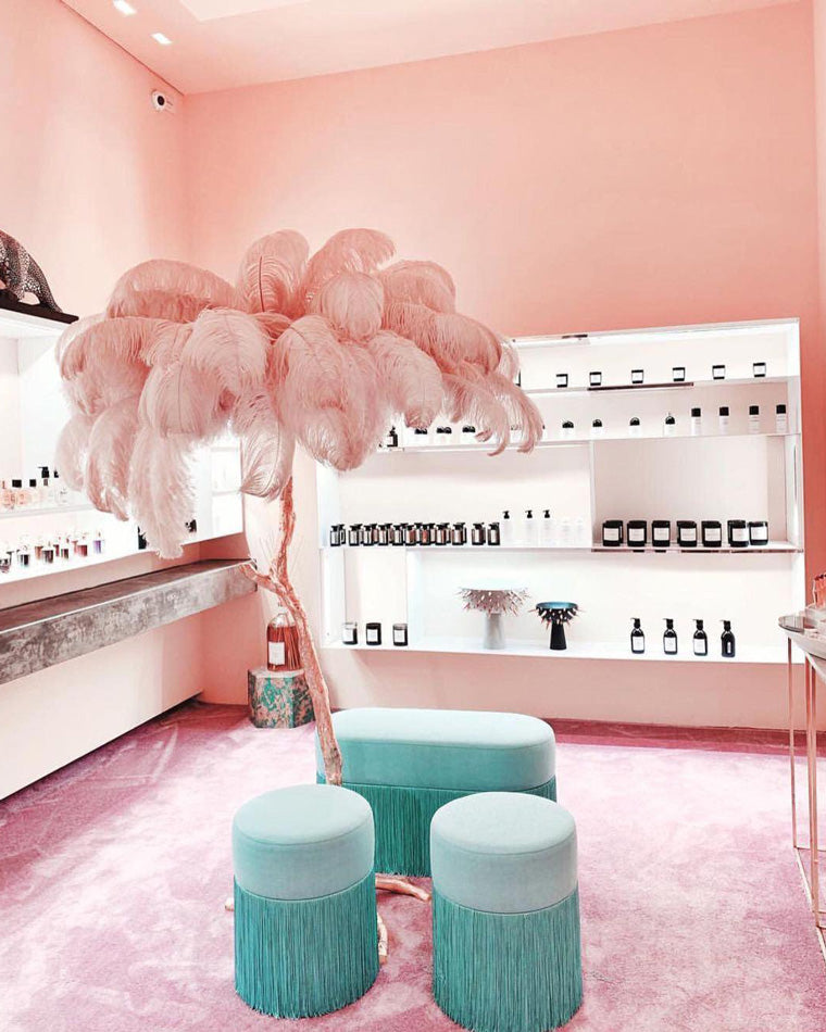 Homevator Feather Palm Tree Floor Lamp-HV7000