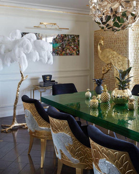 Homevator Feather Palm Tree Floor Lamp-HV7000