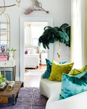 Homevator Feather Palm Tree Floor Lamp-HV7000