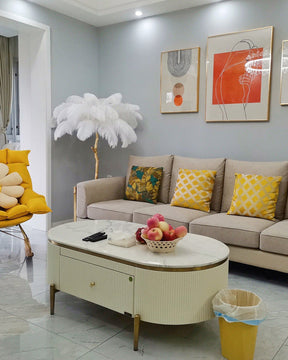 Homevator Feather Palm Tree Floor Lamp-HV7000