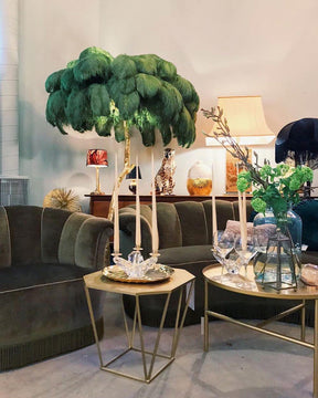 Homevator Feather Palm Tree Floor Lamp-HV7000