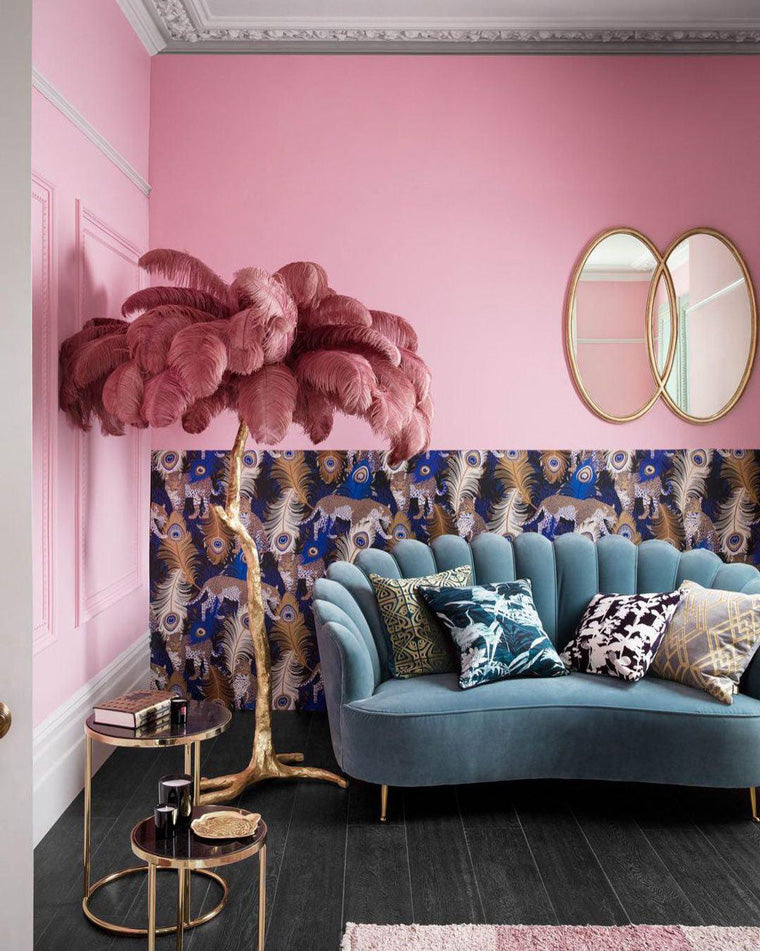 Homevator Feather Palm Tree Floor Lamp-HV7000