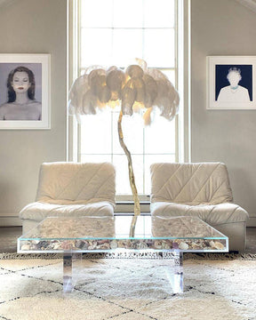 Homevator Feather Palm Tree Floor Lamp-HV7000