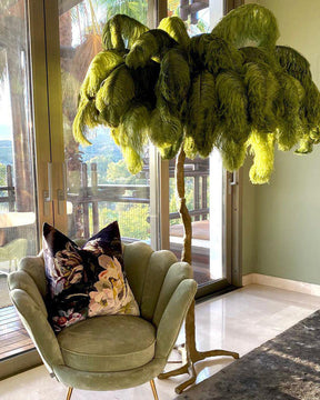 Homevator Feather Palm Tree Floor Lamp-HV7000