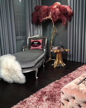 Homevator Feather Palm Tree Floor Lamp-HV7000