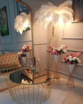 Homevator Feather Palm Tree Floor Lamp-HV7000