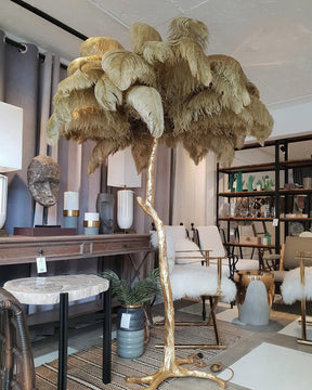 Homevator Feather Palm Tree Floor Lamp-HV7000