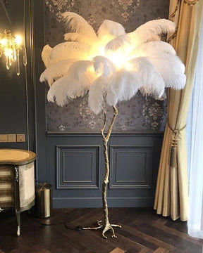 Homevator Feather Palm Tree Floor Lamp-HV7000